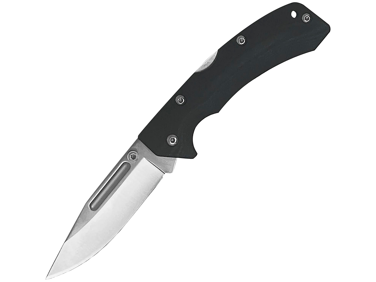 Нож складной AccuSharp Lockback Knife, нержавеющая сталь, G10, черный