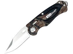 Нож складной AccuSharp Folding Sport Knife нержавеющая сталь, камуфляж