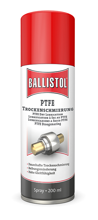 Смазка тефлоновая Ballistol PTFE, спрей, 200 мл