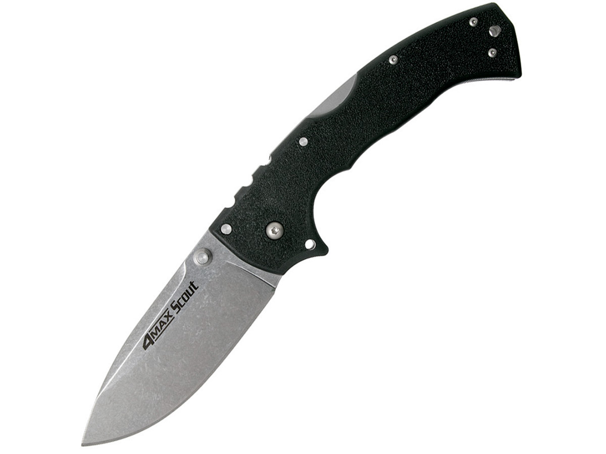 Нож складной Cold Steel 4 Max Scout, сталь AUS10A, рукоять Griv-Ex