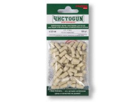 Войлочные патчи Чистоgun, .177, .17 Rem, 4.5 мм пневматика, Ø 5 мм, 100 шт
