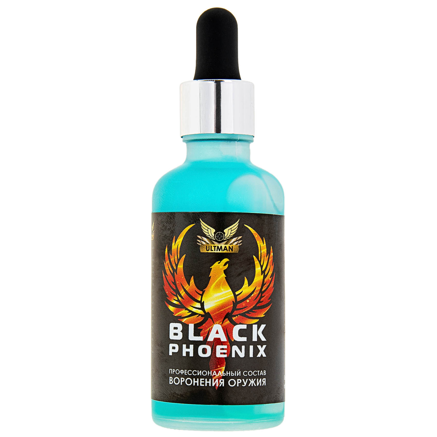 Состав для холодного воронения стали Ultman Black Phoenix, 50мл