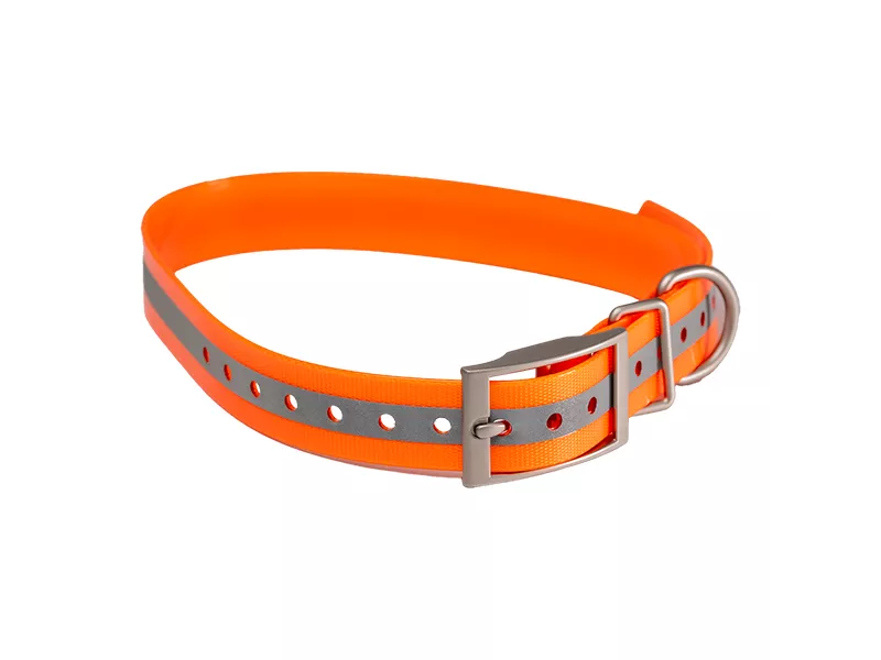 Светоотражающая оранжевая шлейка для GPS-ошейника ARTELV Collar