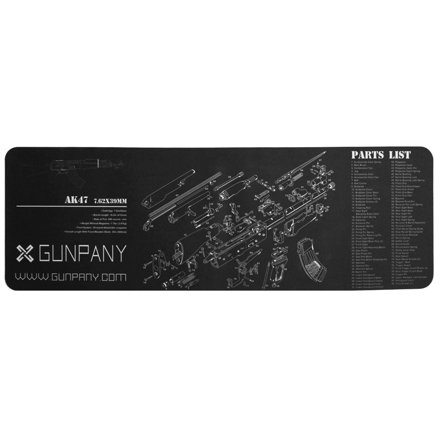 Коврик Ganpany для чистки оружия AK47