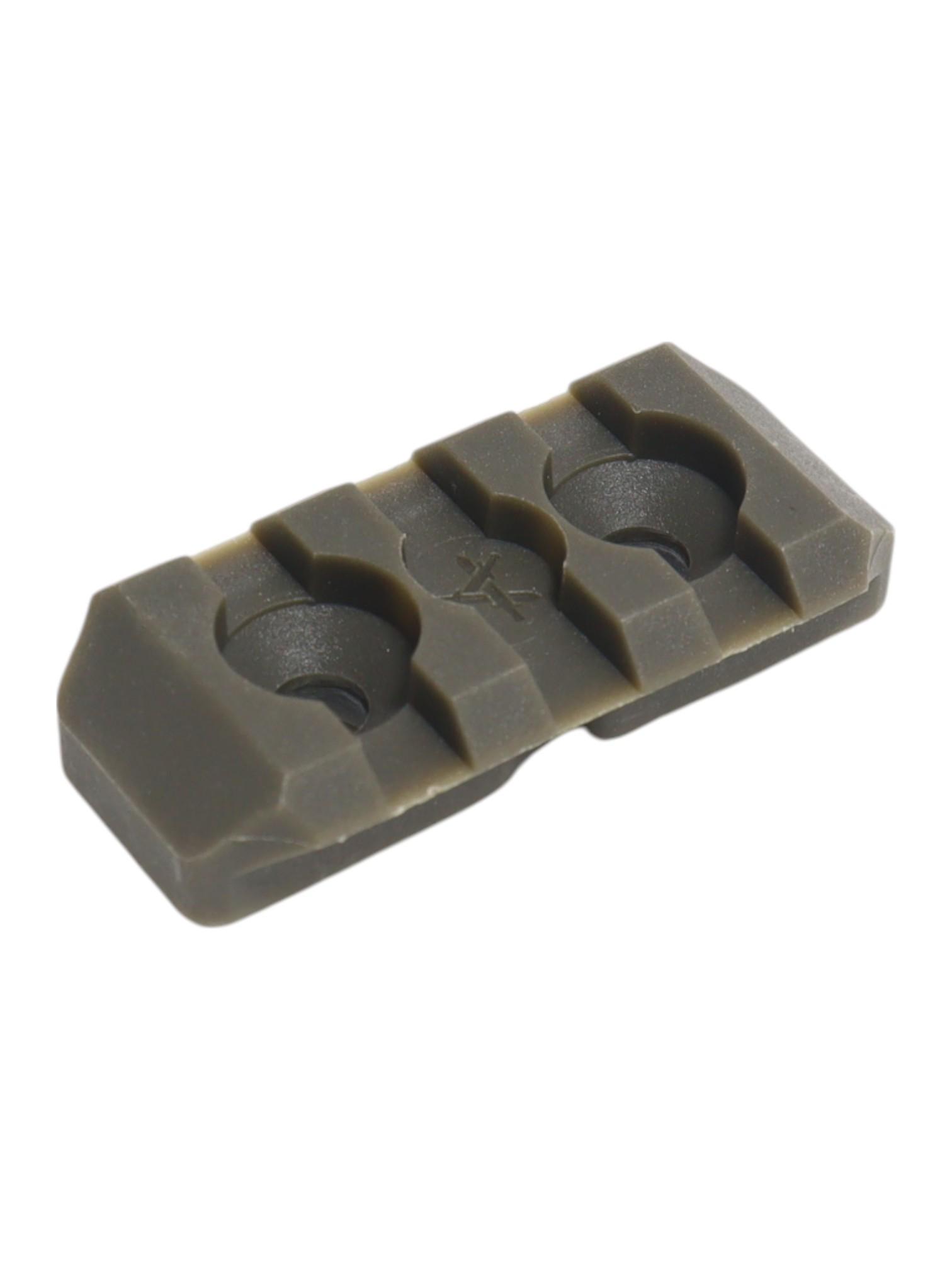 Планка Armacon Пикатинни M-Lok, 3 слота, полиамид, OD Green