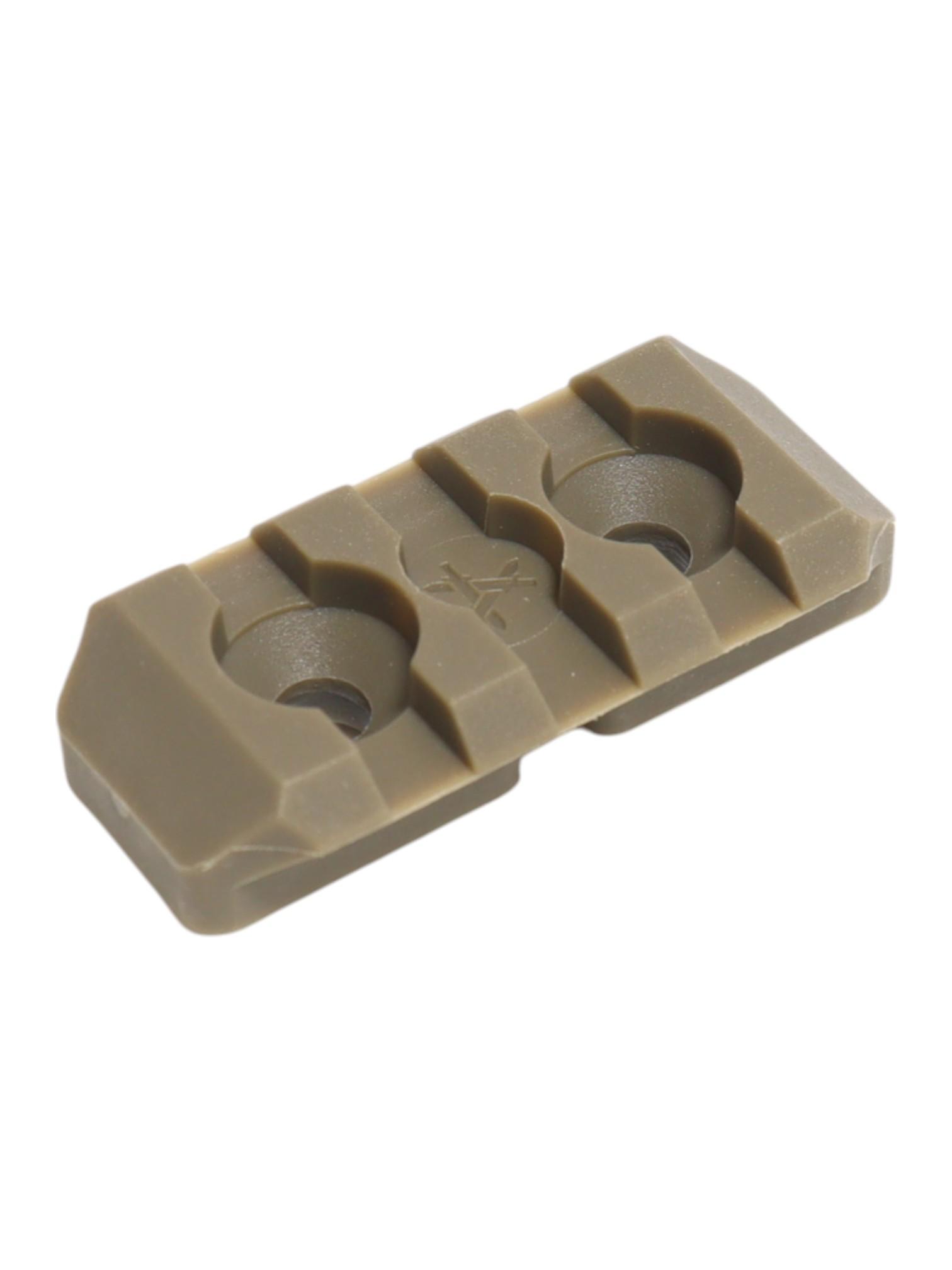 Планка Armacon Пикатинни M-Lok, 3 слота, полиамид, FDE