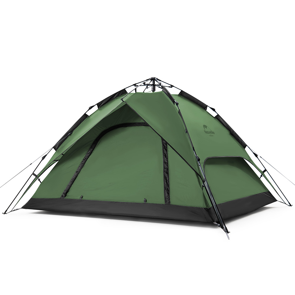 Палатка Naturehike автоматическая NH21ZP008, четырехместная, зеленая
