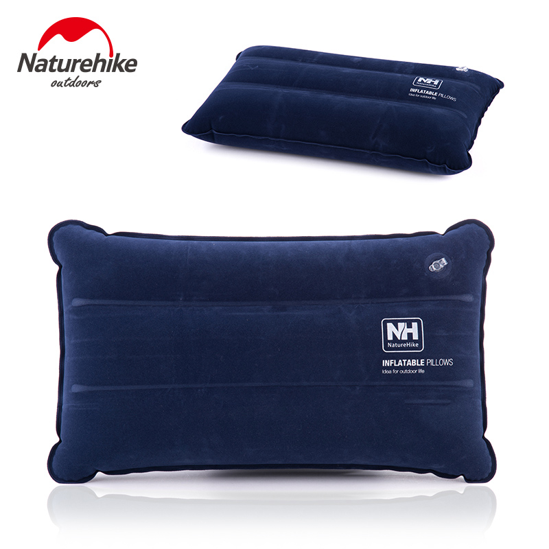 Подушка Naturehike NH18F018-Z надувная прямоугольная темно синяя