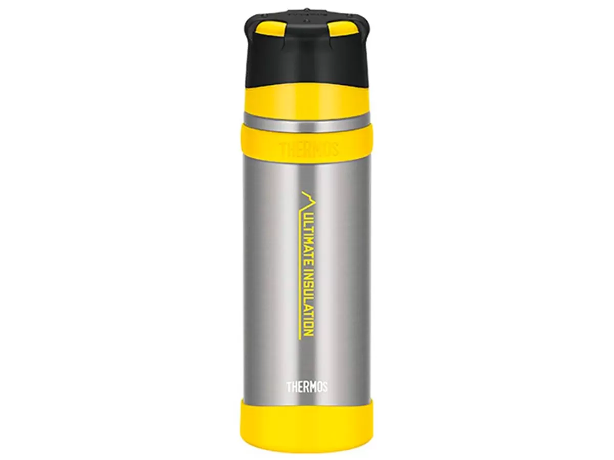Термос для напитков Thermos FFX-501 CS 0.5L, стальной/желтый
