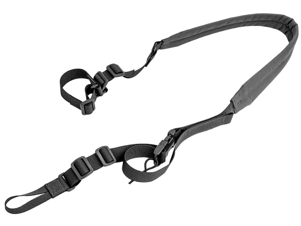 Ремень оружейный Wartech TS-113-BK двухточечный, черный