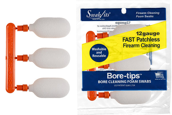 Ершики поролоновые Swab-its Bore-tips, 12 калибр, 3 шт
