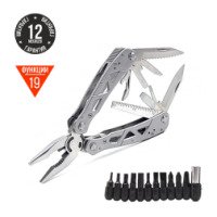 Мультитул Ganzo G112 (19 в 1) серебристый