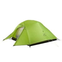 Палатка Naturehike Cloud Up NH18T030-T 20D трехместная сверхлегкая с ковриком светло-зеленый