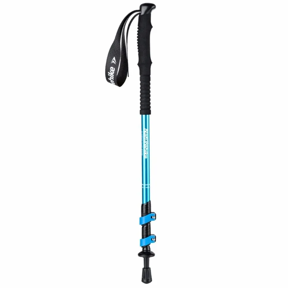 Палка треккинговая Naturehike ST 01 6061 (3-секции) NH17D001-Z (62-135cm) голубой
