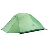 Палатка Naturehike Cloud Up 3 NH18T030-T 210T трехместная сверхлегкая с ковриком, зеленый