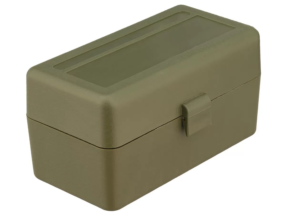 Кейс ShotTime BX-908 для 50 патронов 7.62x54R, полипропилен, зеленый