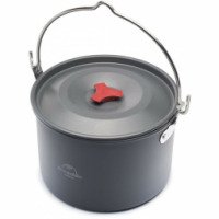 Котелок Naturehike NH17D021-G туристический подвесной 4-6 персон, серый