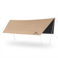 Тент Naturehike Yunxiao Canopy Lite CNK2350WS015 150D, 500-390x380см, светло-коричневый (с двумя стойками)