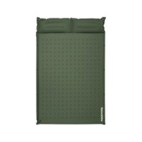 Коврик Naturehike CNK2550WS025 D Series 6см с подушкой R4.9 Double самонадувной туристический, зеленый