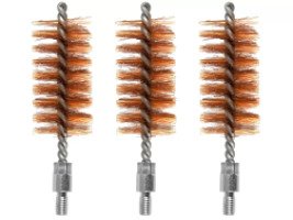 Набор ершиков ShotTime, щетинные (бронза), 3 шт,калибр 12, резьба M5 (Папа)