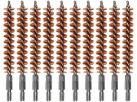 Набор ершиков ShotTime, щетинные (бронза),10 шт,калибр .30 резьба 8/32 Папа