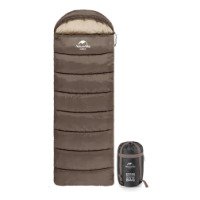 Спальный мешок Naturehike U Series двойной хлопок осень-зима коричневый U250