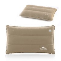 Подушка Naturehike NH18F018-Z надувная прямоугольная серо-бежевая