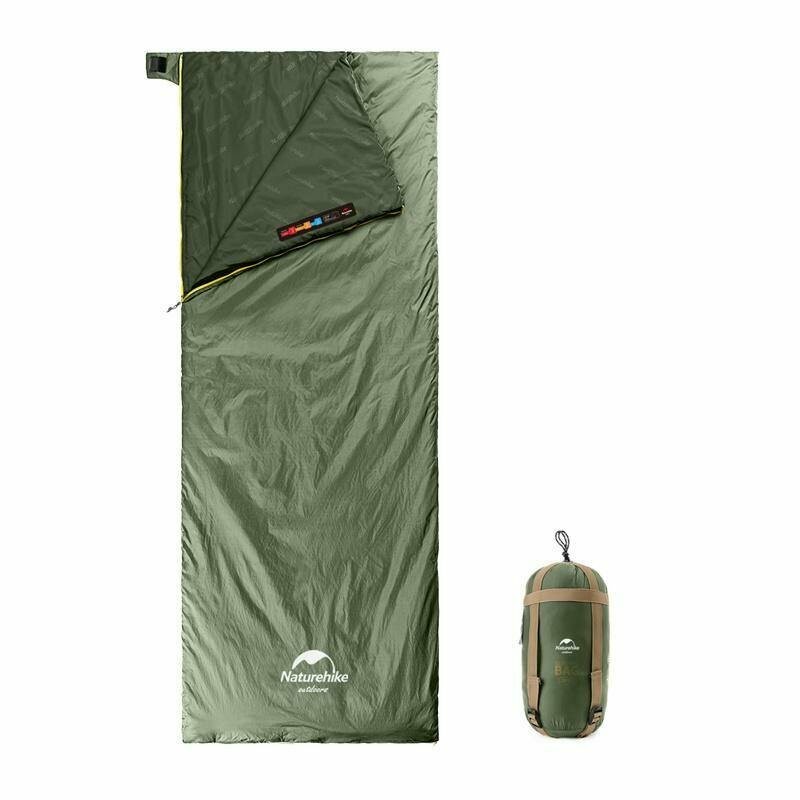 Спальный мешок Naturehike NH21MSD09 мини LW180,зеленый,размер M