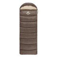 Спальный мешок Naturehike U Series Двойной хлопок осень-зима коричневый U250S