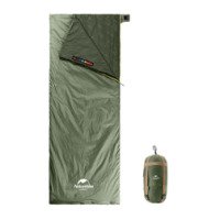 Спальный мешок Naturehike NH21MSD09 мини LW180, размер XL, зеленый, молния слева