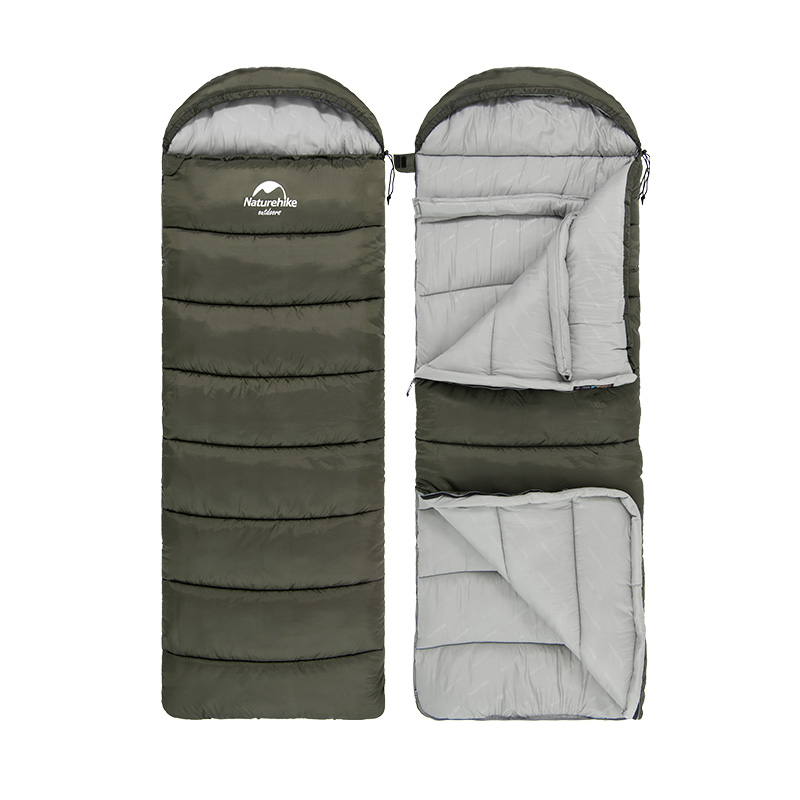Спальный мешок Naturehike U250 U Series Twine Cotton зеленый