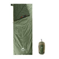 Спальный мешок Naturehike NH21MSD09 мини LW180, размер M, зеленый, молния слева