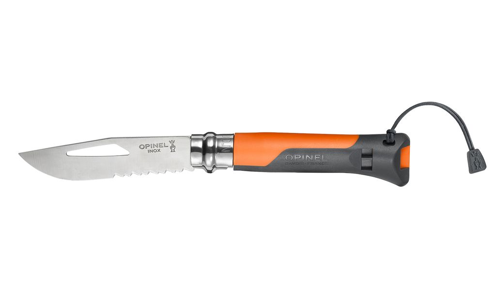 Нож Opinel N°08 Outdoor, оранжевый