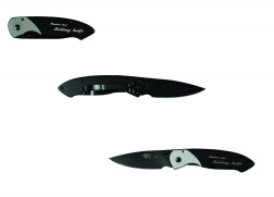 Нож Sanrenmu EDC, лезвие 70 мм, рукоять серая, металл, 7073LUC-SK