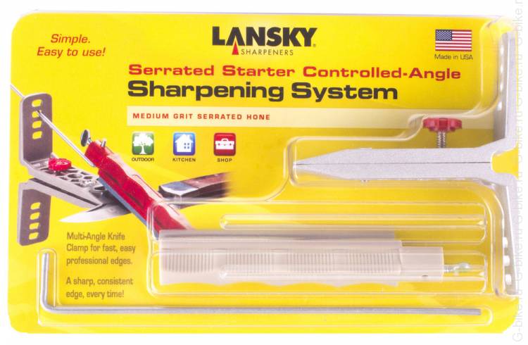 Набор для заточки Lansky Starter Serrated (1 абразив) LK1SS