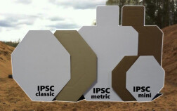 Мишень IPSC классическая (с белой стороной) 580*460мм, гофрокартон Т23
