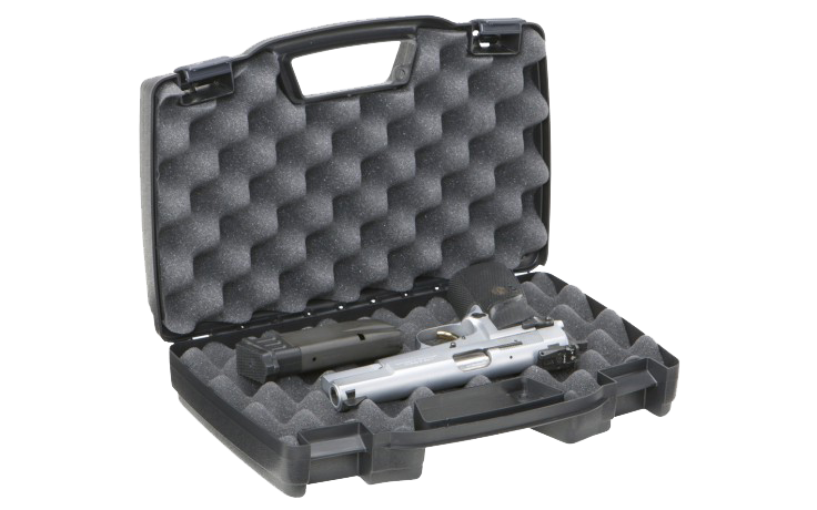 Кейс Plano для пистолета, пластик ABS, поролон, внутр.размер 26,6х16х5,7(см.), черный, вес 447гр., 140300