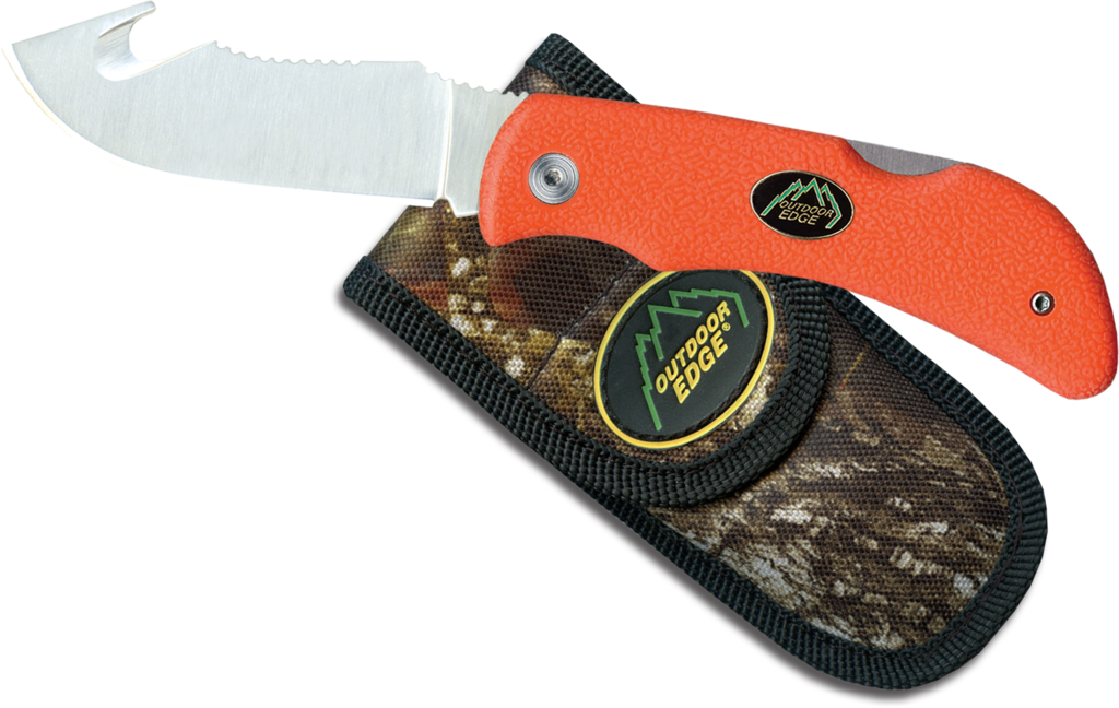 Нож складной Outdoor Edge Grip-Hook с крюком, GHB-50