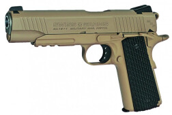 Пистолет пневматический Swiss Arms SA1911 Military Rail Pistol, к.4,5мм, 288507