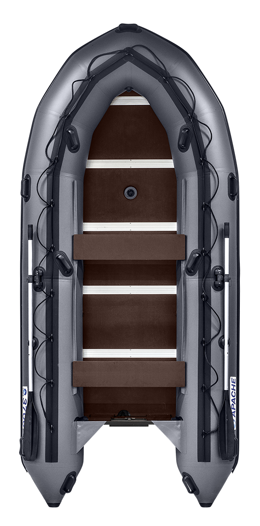 Надувная лодка ПВХ Apache 3700 CK графит