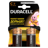Щелочные батарейки Duracell Basic C, 2УП