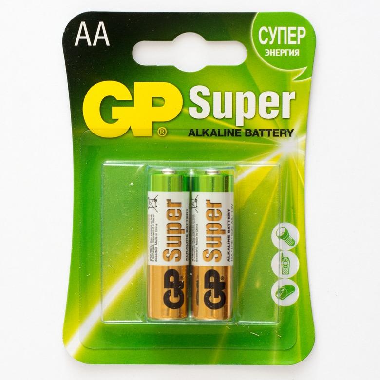 Батарейки GP Super AA, BC2, 2 шт