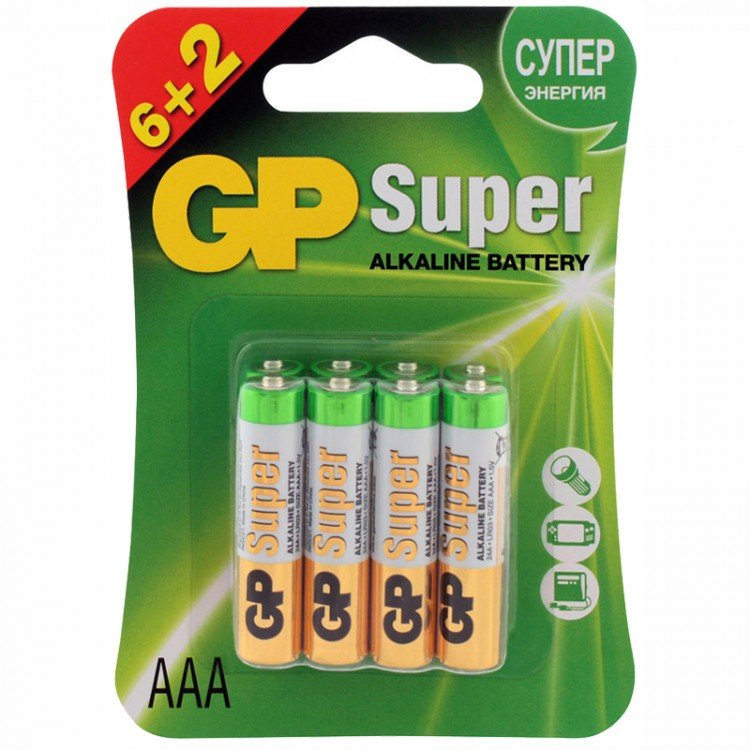 Батарейки GP Super AAA, BC8