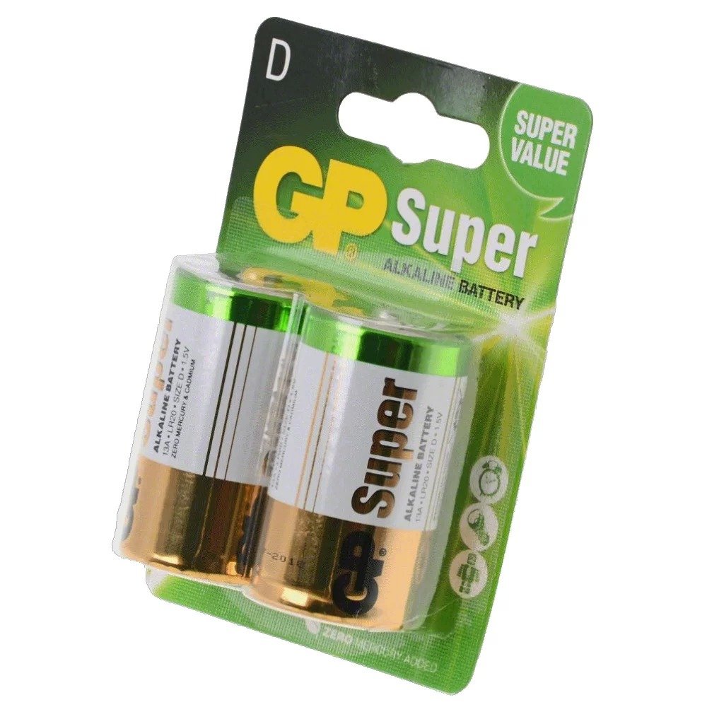 Батарейки GP Super D, BC2