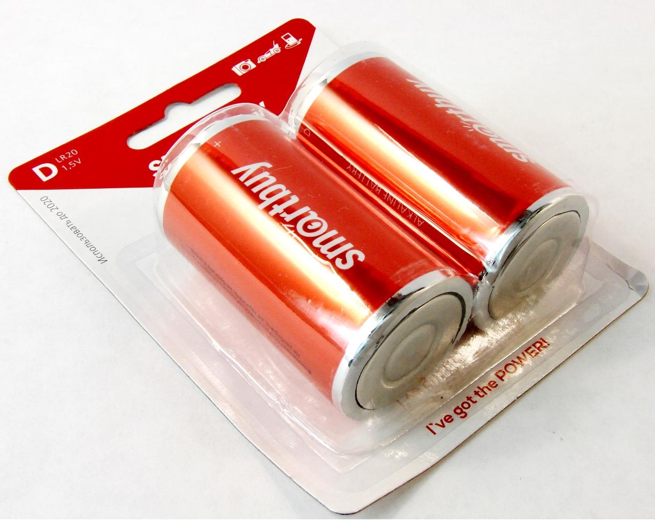 Батарейки Smartbuy Ultra D, BC2, 2 шт