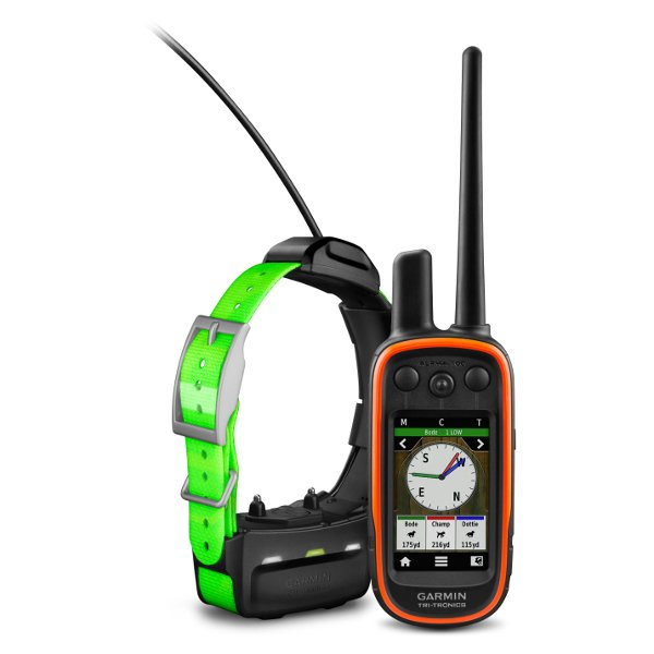 GPS навигатор для охоты и отслеживания охотничьих собак Garmin Alpha 100 с ошейником ТT15