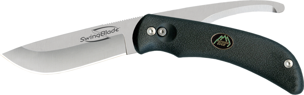 Нож складной Outdoor Edge Swingblade с поворачивающимся лезвием, черный, SB-10N