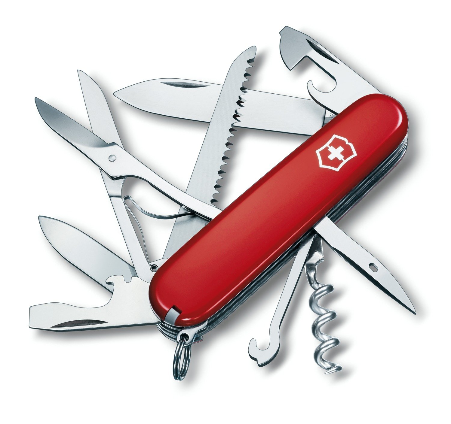 Нож перочинный Victorinox Huntsman 91мм 15 функций красный, 1.3713