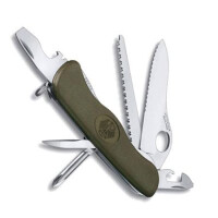 Нож перочинный Victorinox Military 111мм 11 функций зеленый, 0.8461.MW4DE