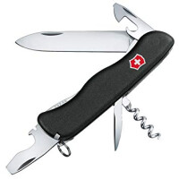Нож перочинный Victorinox Picknicker 111мм 11 функций черный, 0.8353.3